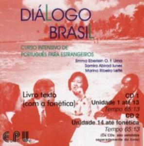 Libro: DIALOGO BRASIL. Curso intensivo de portugues para estrangeiros. 2 CD AUDIO LIVRO TEXTO - con fonetica