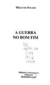 Libro: A GUERRA NO BOM FIM